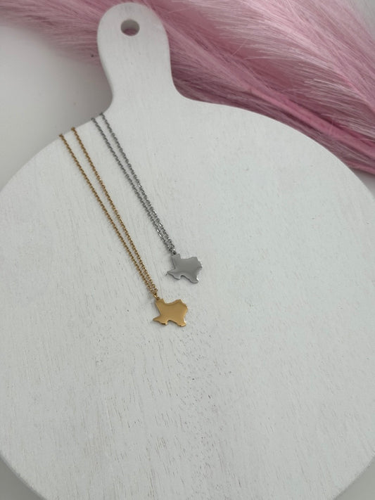 Personalized Texas Necklace