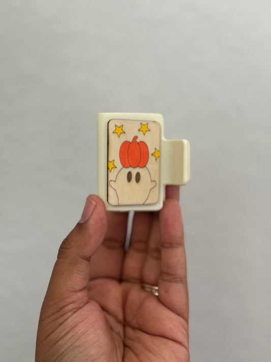 Spooky Vibes Mini Claw Clip