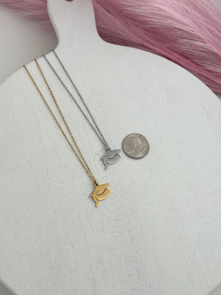 Personalized Graduation Cap Necklace