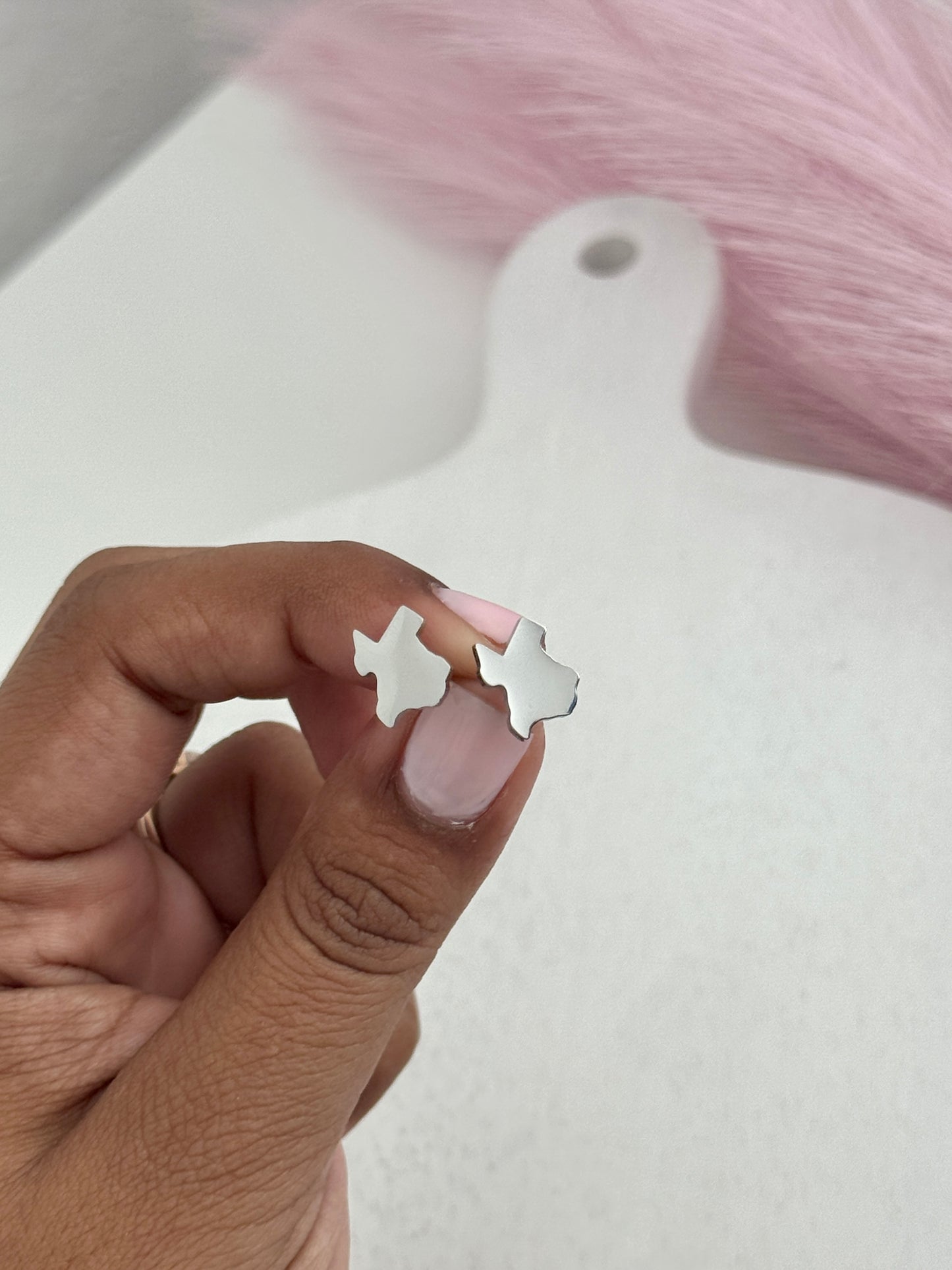 Personalized Texas Stud Earrings