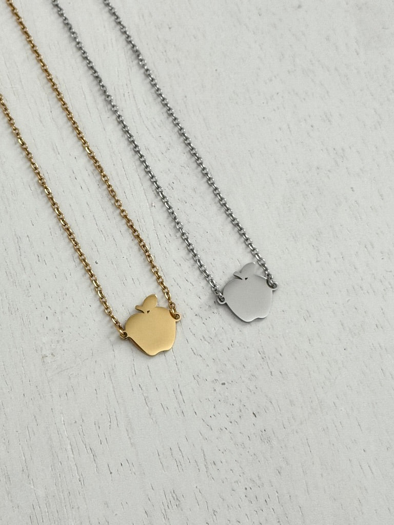 Personalized Apple Necklace