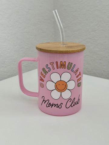 Pink Coffee Glass Mug