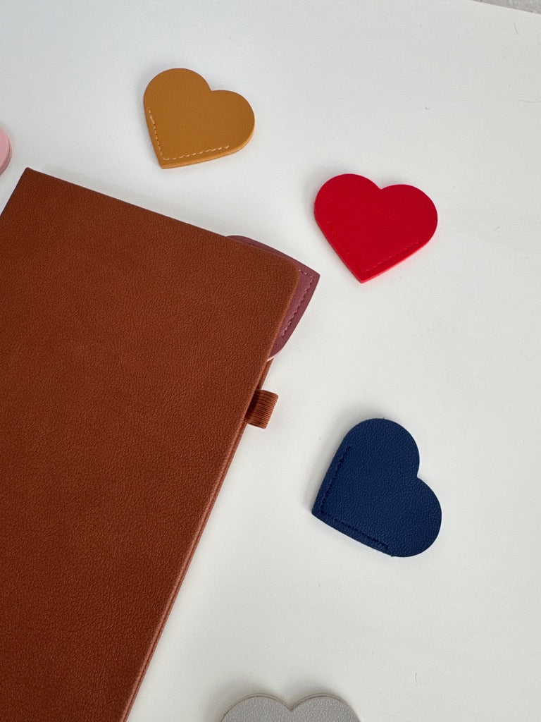 Personalized Heart Shaped Corner Bookmark