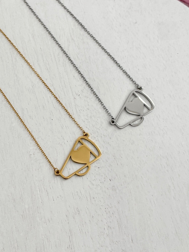 Personalized Megaphone Necklace