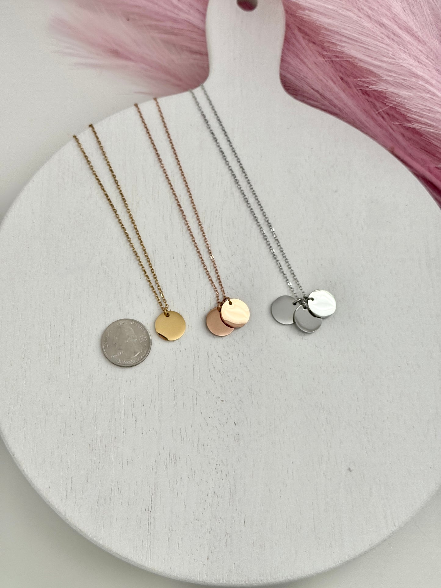 Personalized Disc Necklace