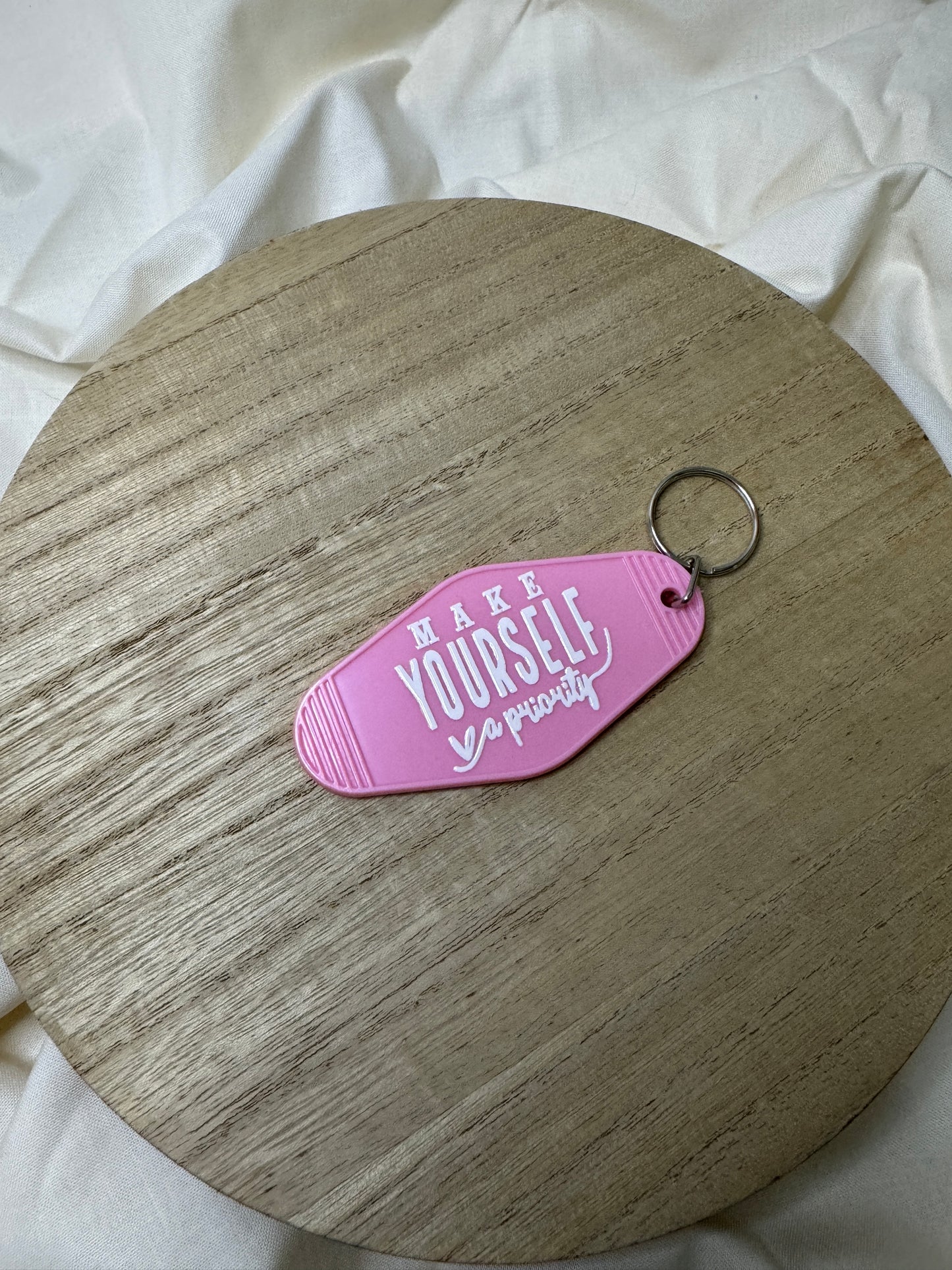 Make Yourself A Priority Hotel Keychain
