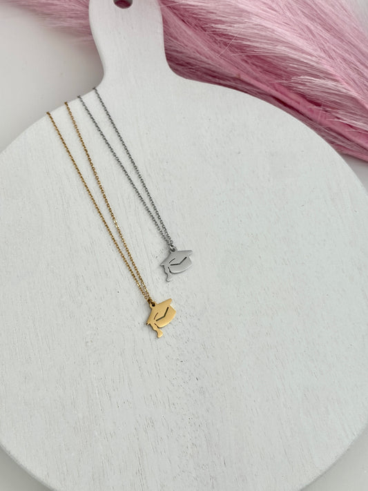 Personalized Graduation Cap Necklace