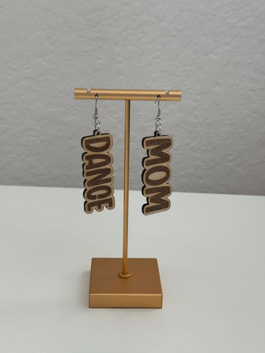 Dance Mom Earrings - Print