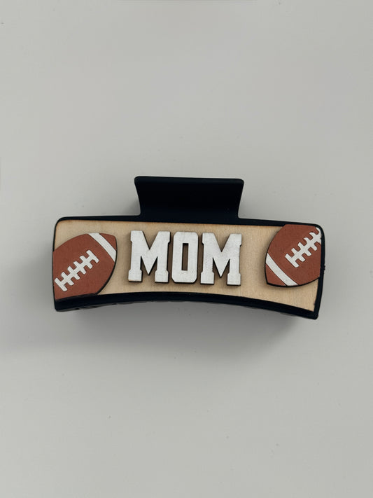 Football Mom Claw Clip