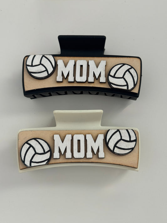 Volleyball Mom Claw Clip