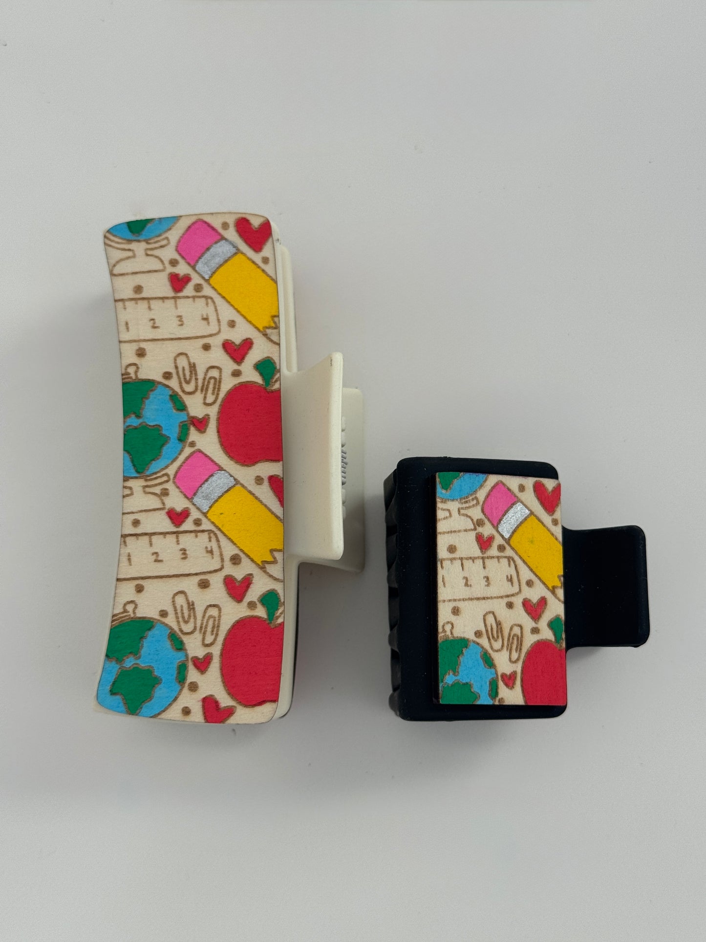 School Supplies Claw Clip