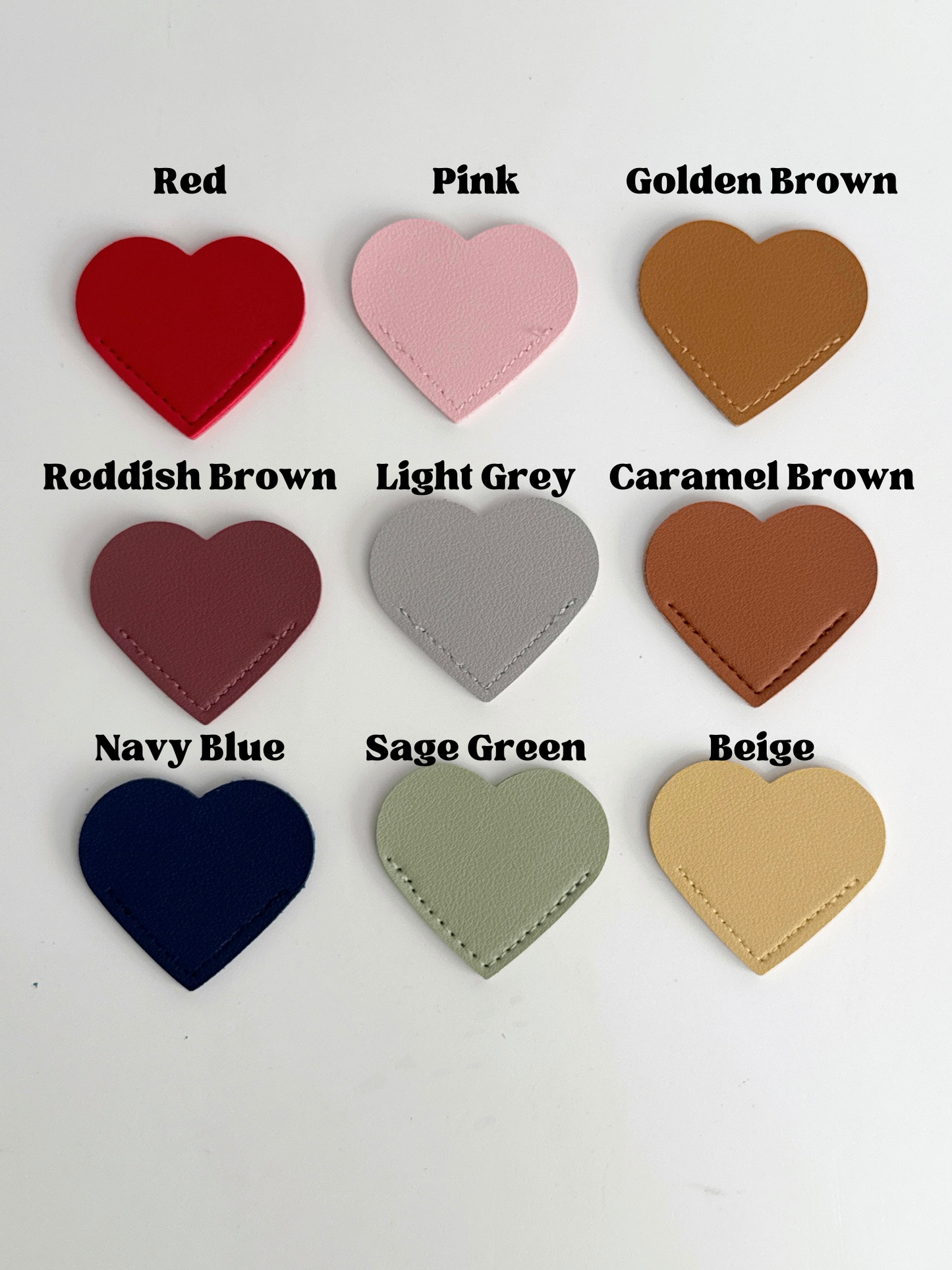 Personalized Heart Shaped Corner Bookmark