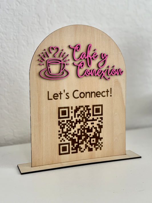 Custom Business QR Code Sign (Single QR Code)