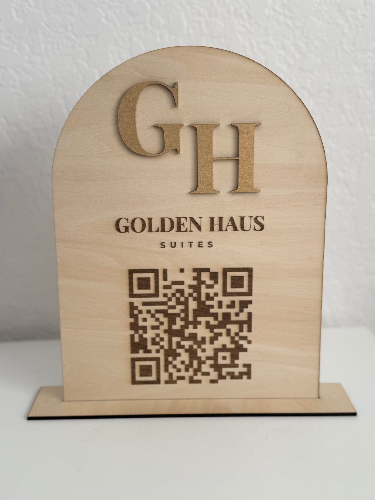 Custom Business QR Code Sign (Single QR Code)