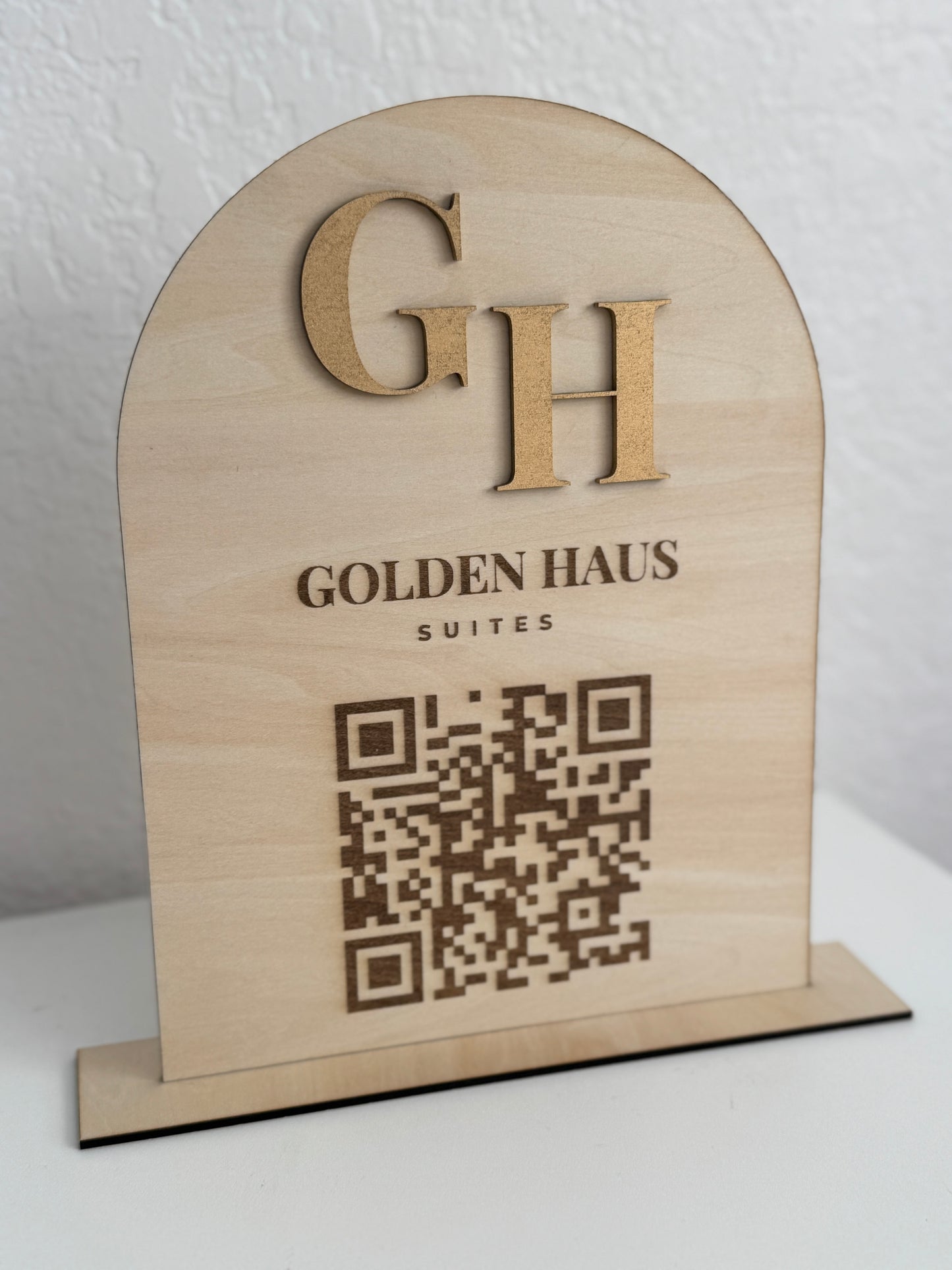 Custom Business QR Code Sign (Single QR Code)