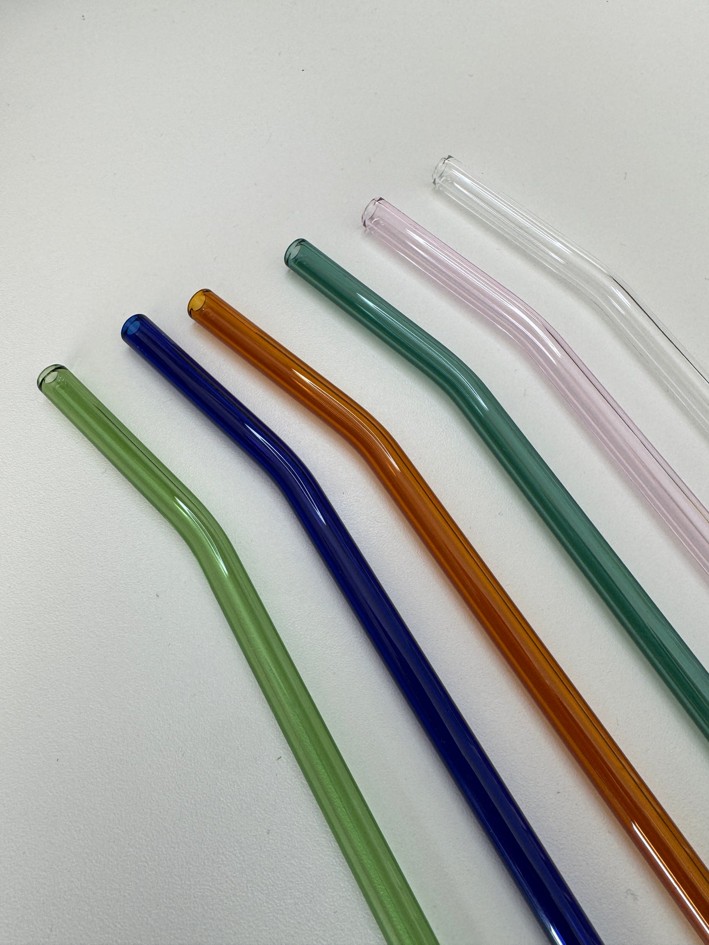 Colored Glass Straws