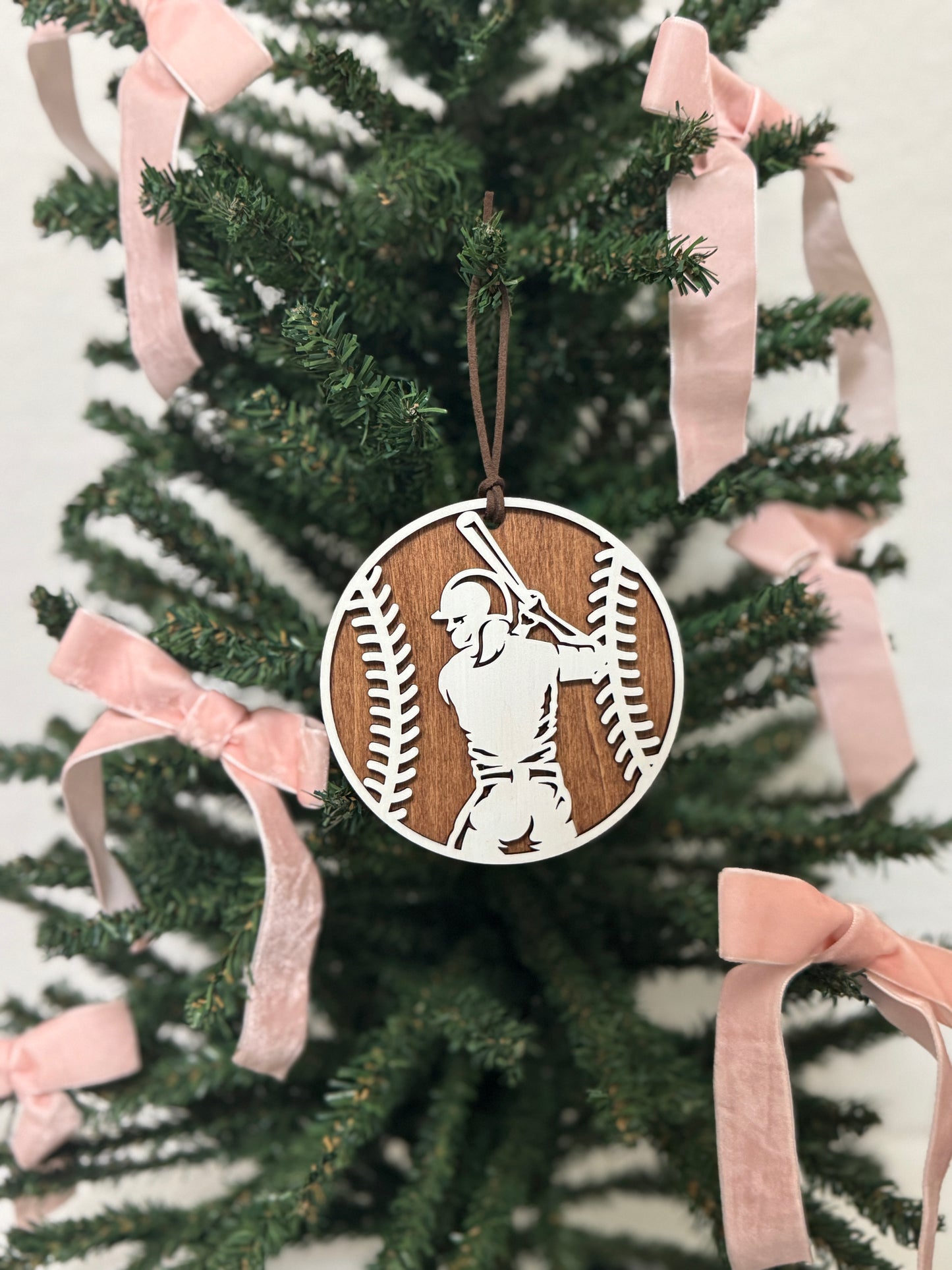 Personalized Softball Ornament