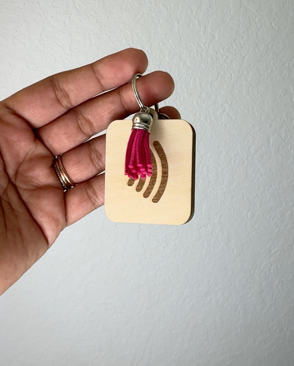 Business QR Code/NFC Tap Keychain