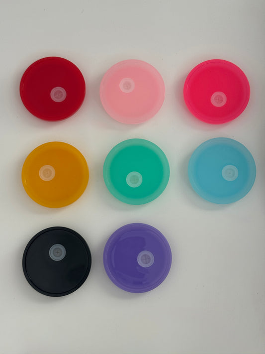 Glass Can Color Lid