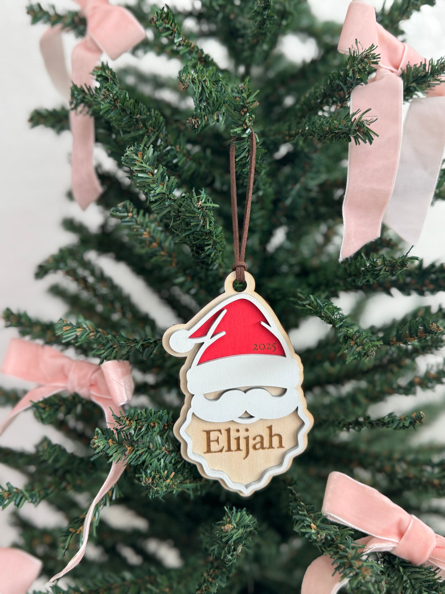 Personalized Santa Ornament