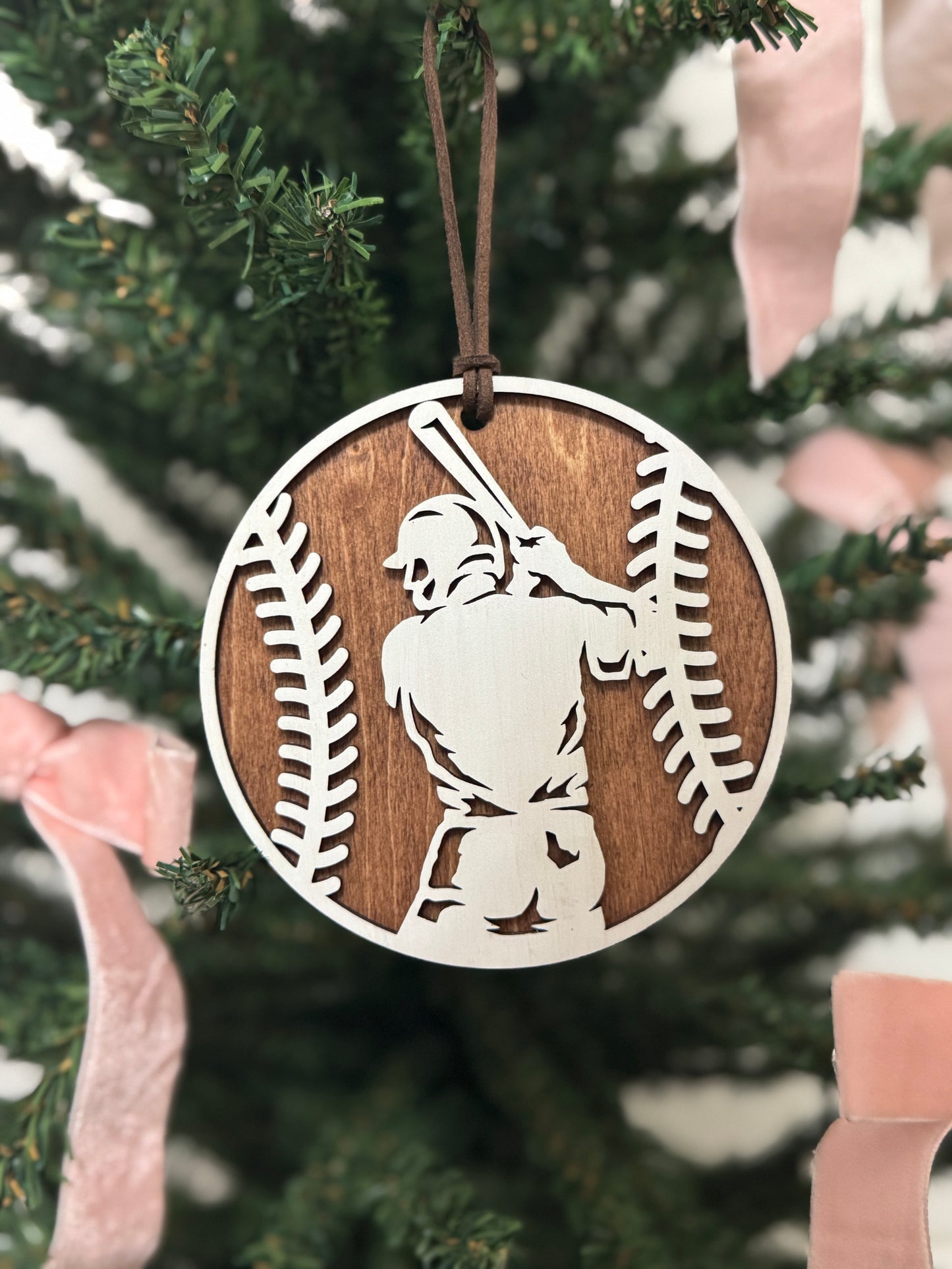 Personalized Baseball Ornament