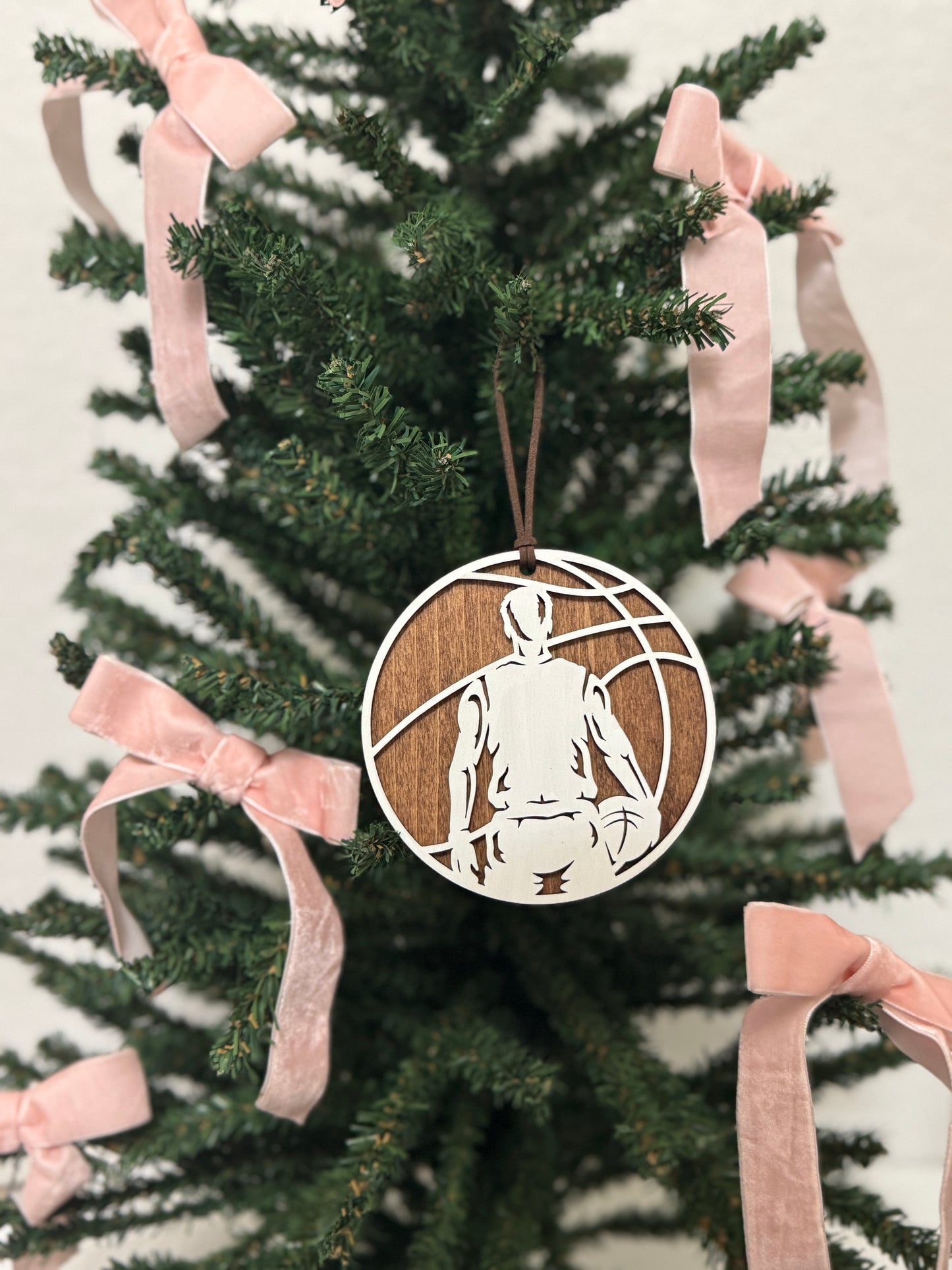 Personalized Men's Basketball Ornament